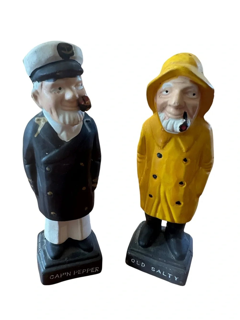 Vintage Shipmaster Shaker Set – Old Salty & Cap’n Pepper Ceramic Sailors